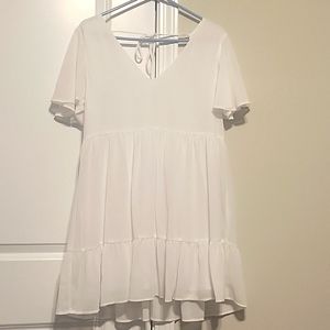 Caramela white maxi dress